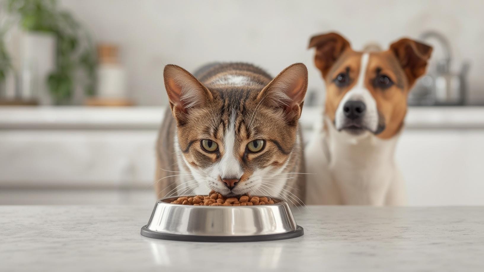 can dogs eat cat food
