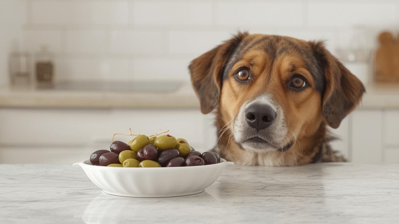can dogs eat olives