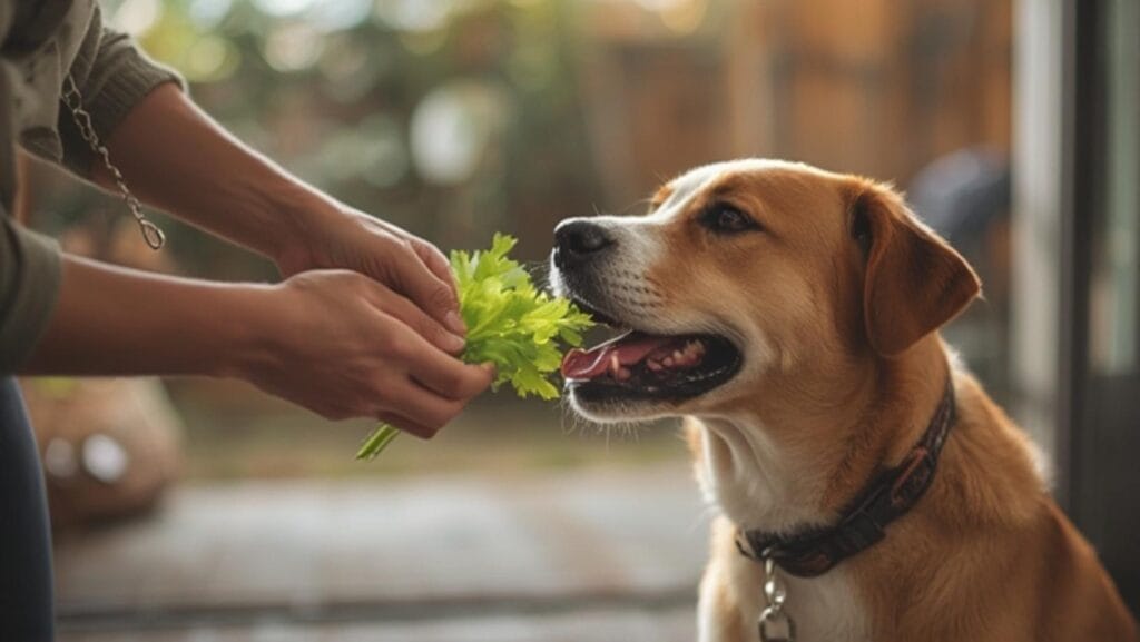 can dogs eat celery leaves